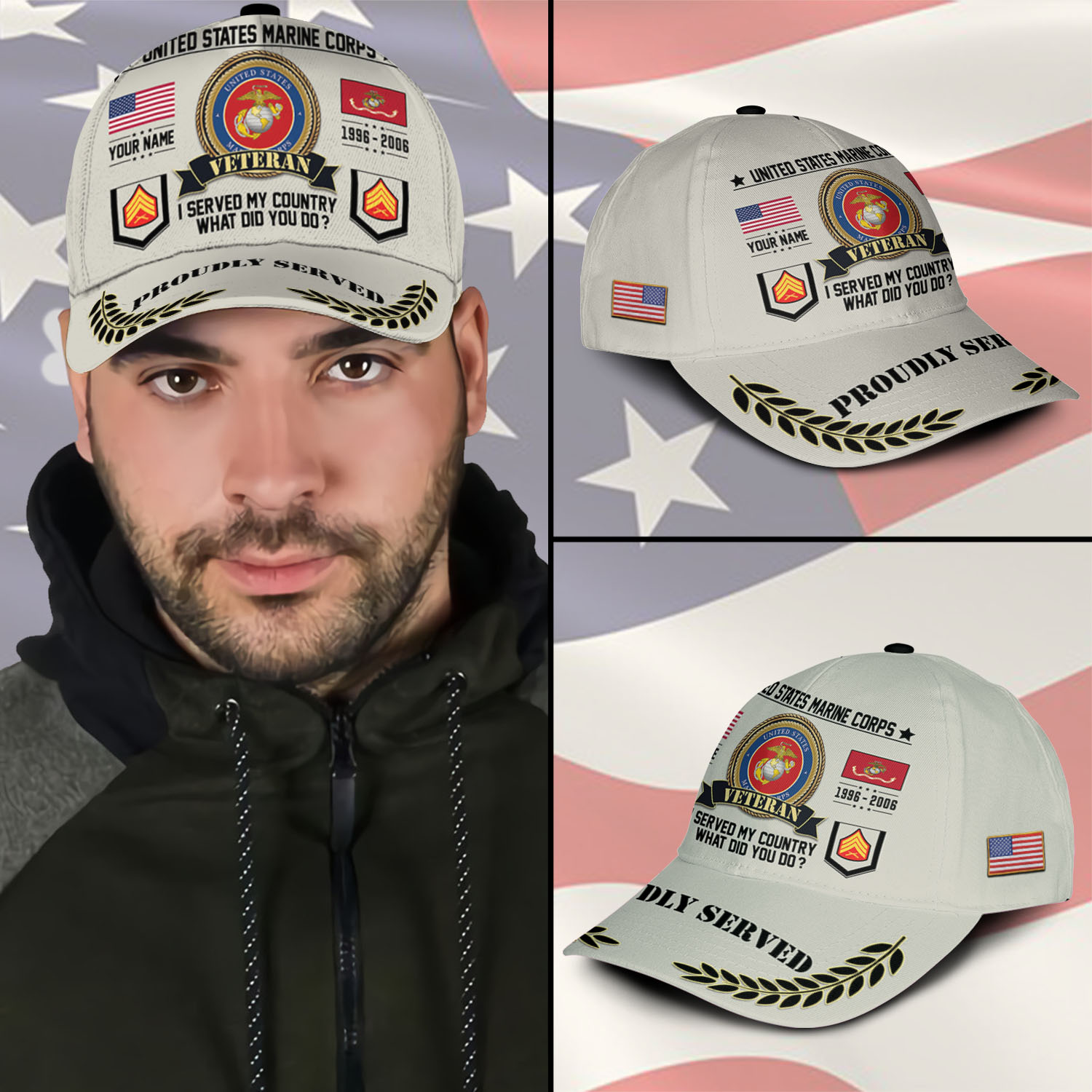 US Marine Corps, No One Gets Left Behind - Classic Cap - Image 3