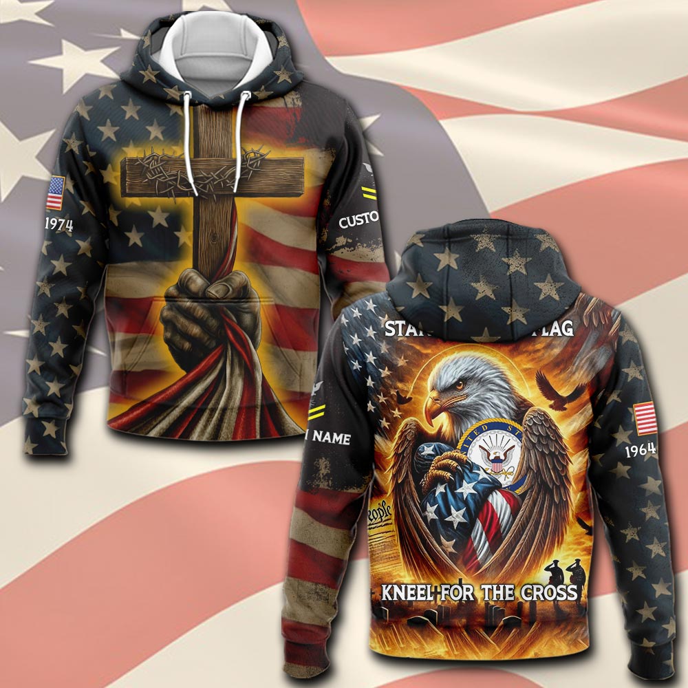 US Navy, E 6 Red - Hoodie