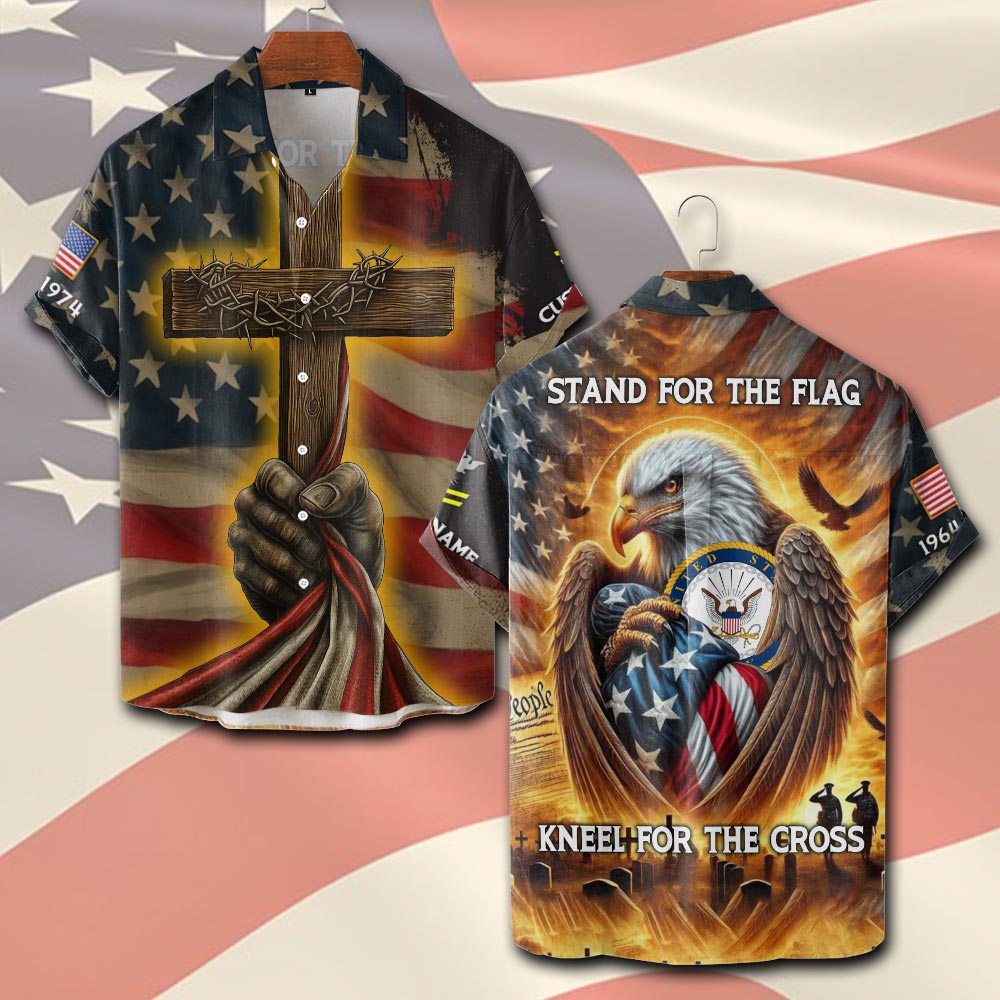 US Navy, All Gave Some, Some Gave All - Short Sleeve Button Shirt