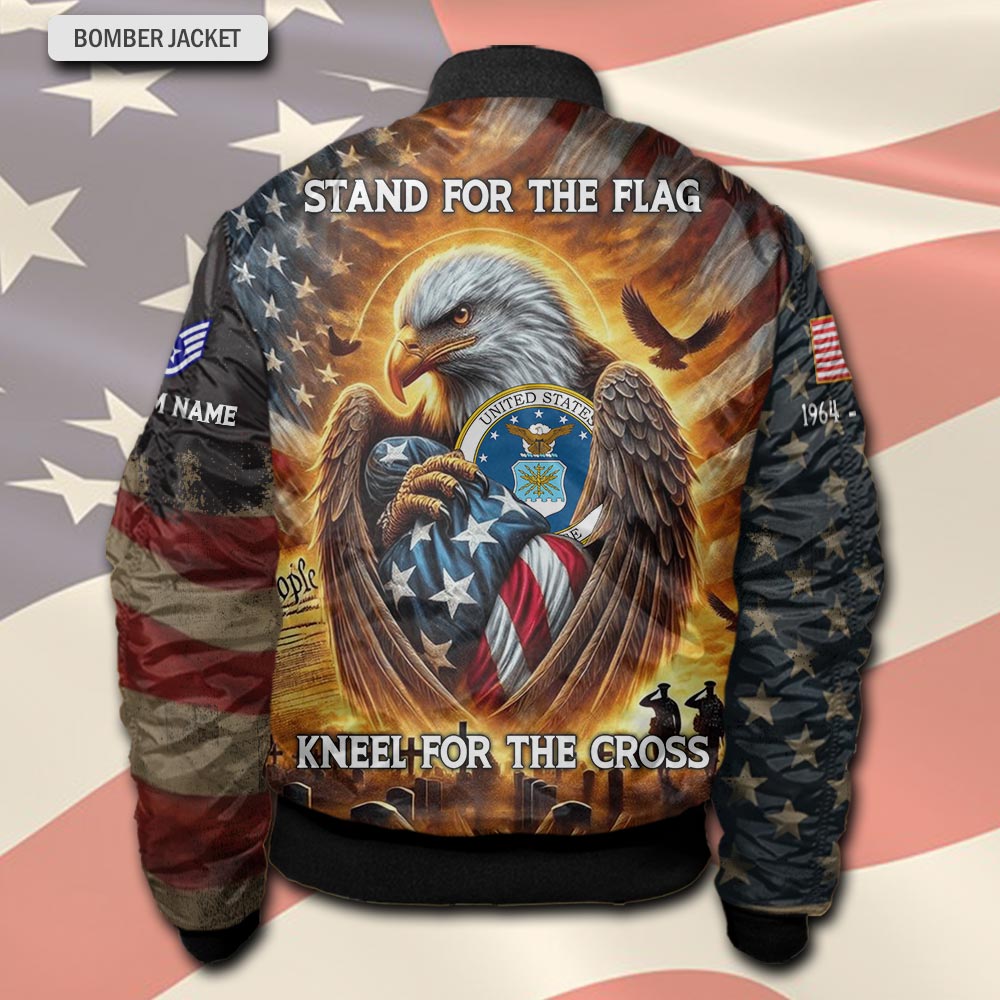 US Air Force , Always Remember, Never Forget - Bomber Jacket - Image 3