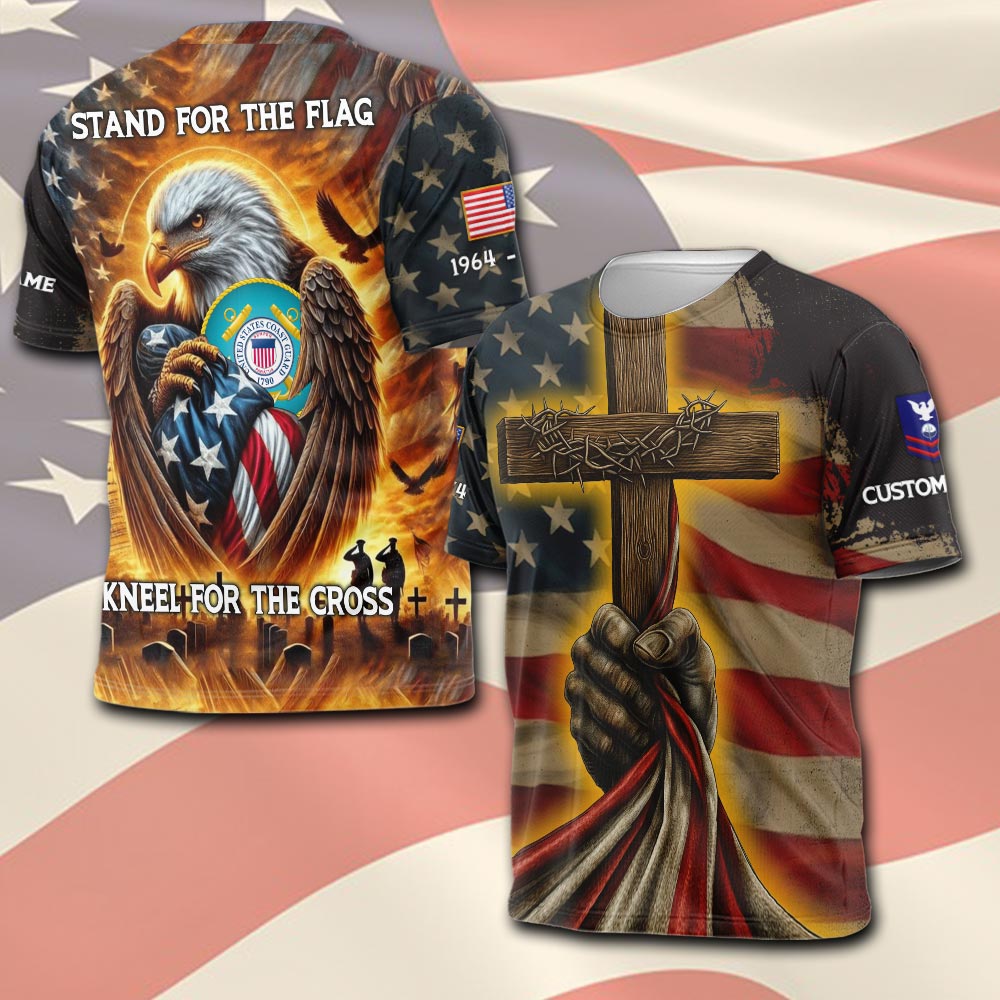 US Coast Guard, E 6 Gold - T-Shirt