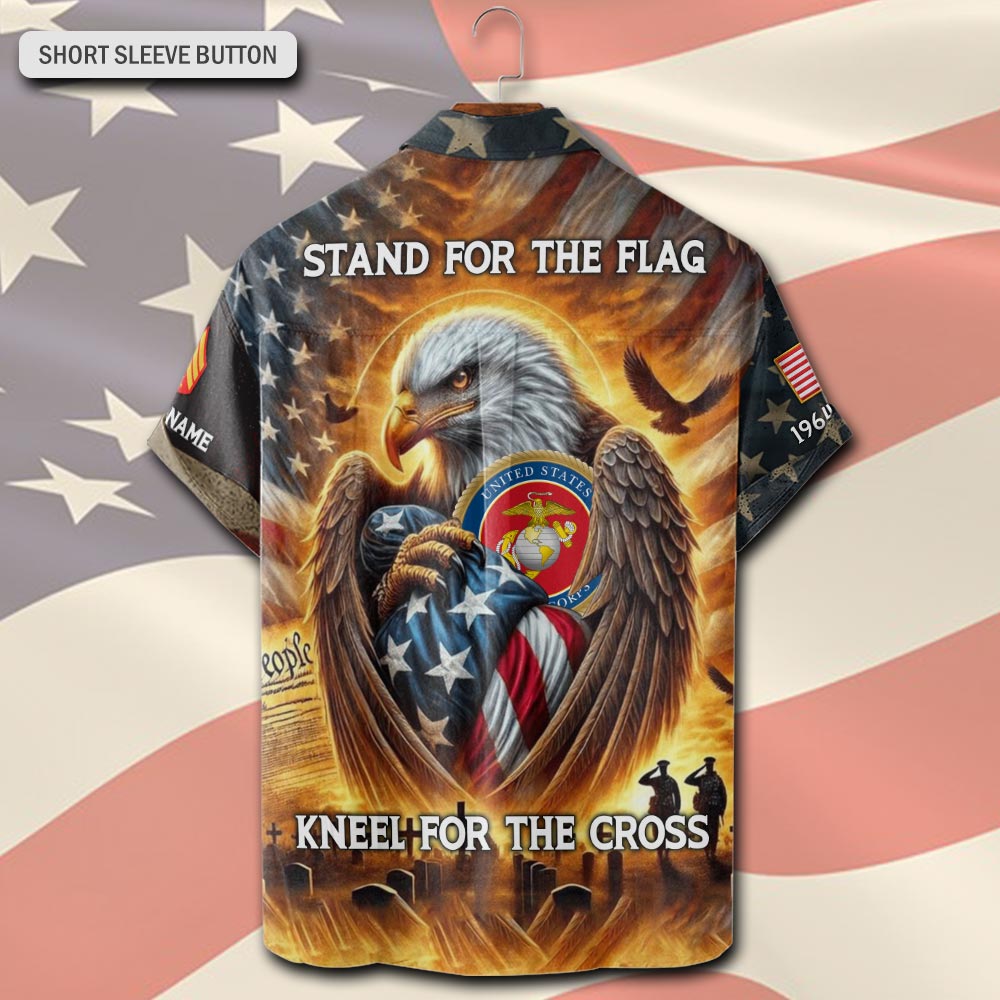 US Marine Corps, E 8 Marines Master Sergeant - Short Sleeve Button Shirt - Image 3