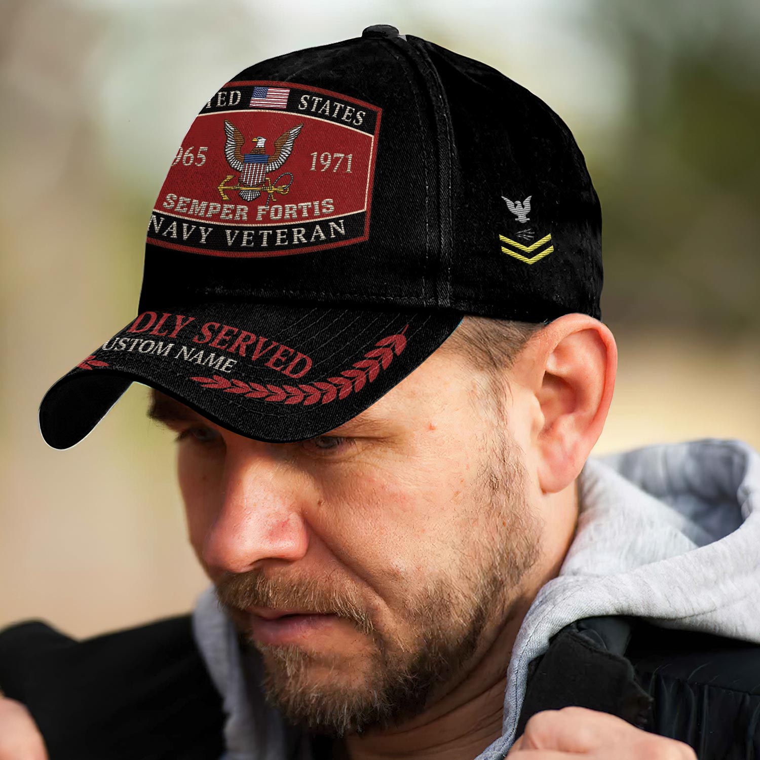 US Navy, Remember - Honor - Respect - Classic Cap - Image 3