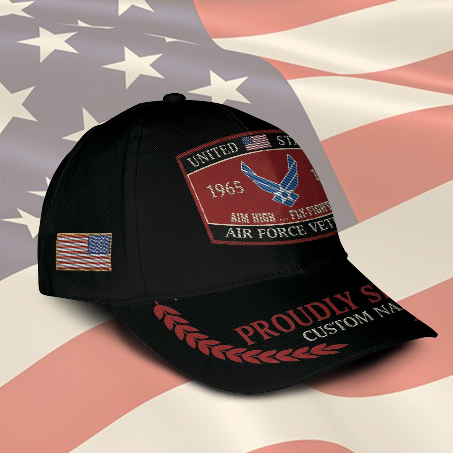US Air Force, Aim High … Fly-Fight-Win - Classic Cap - Image 2