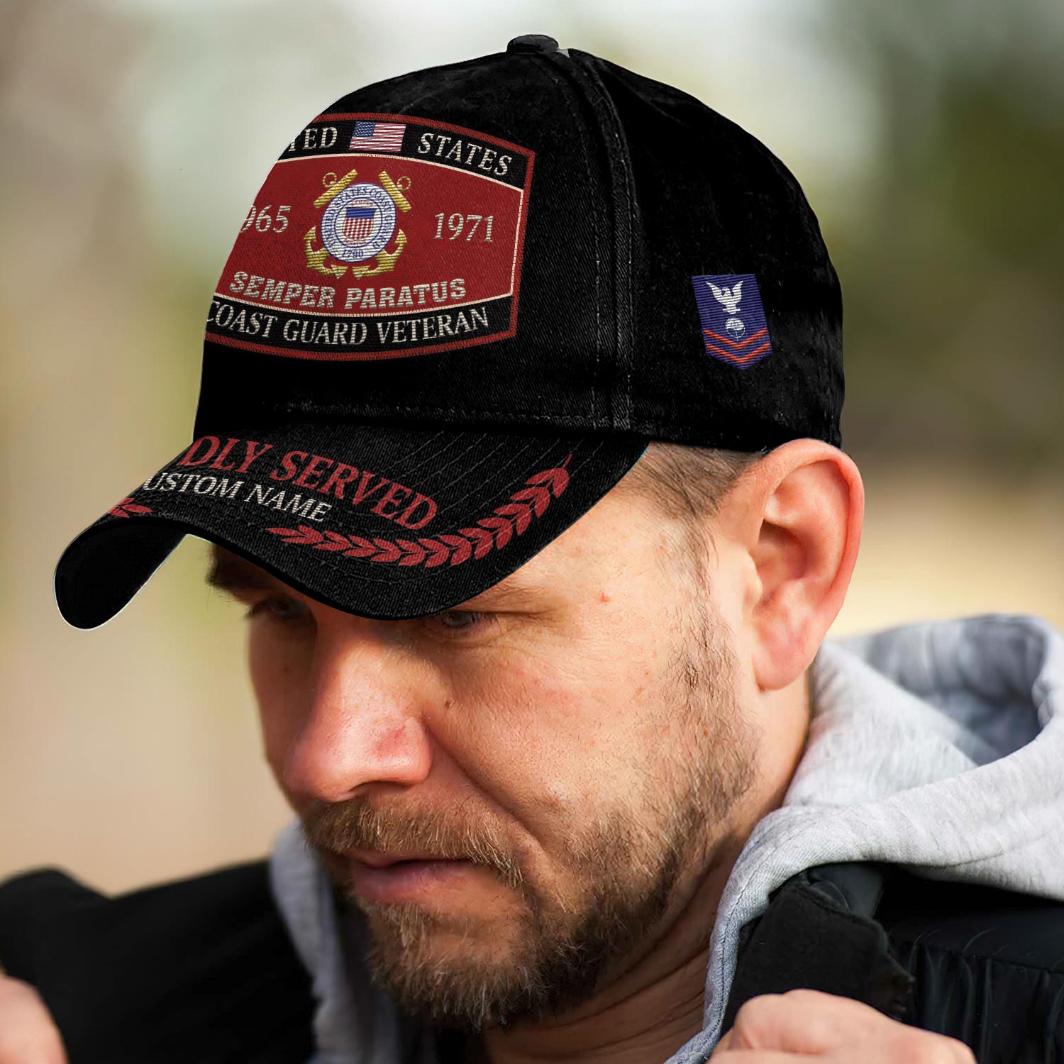 US Coast Guard, Once A Coastie, Always A Coastie - Classic Cap - Image 3