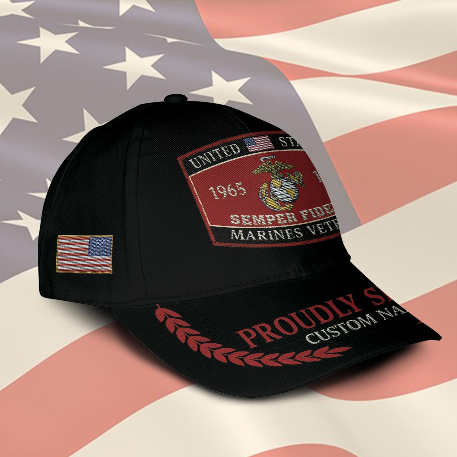 US Marine Corps, Never Retreat, Never Surrender - Classic Cap - Image 2