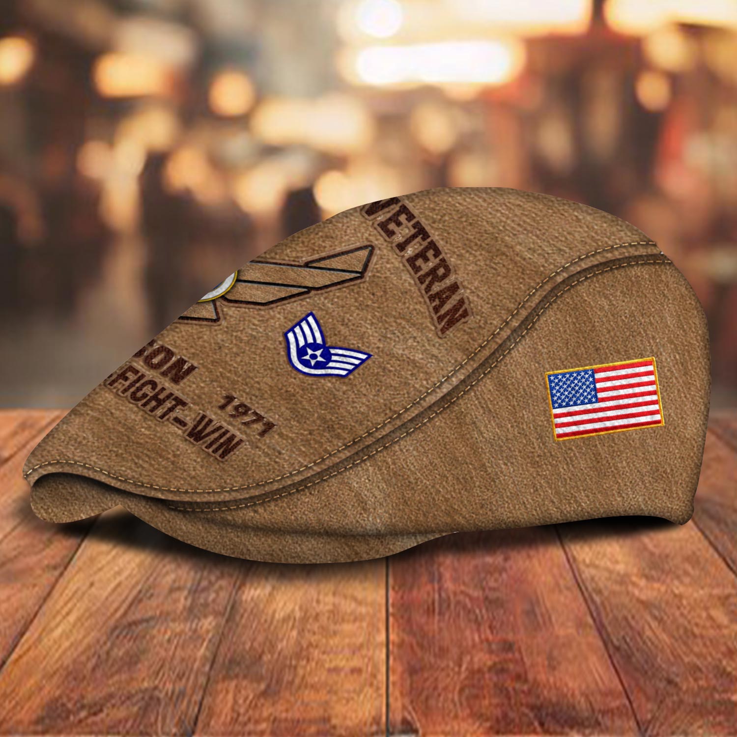 US Air Force , E 2 Air Force Airman - Jeff Cap - Image 2