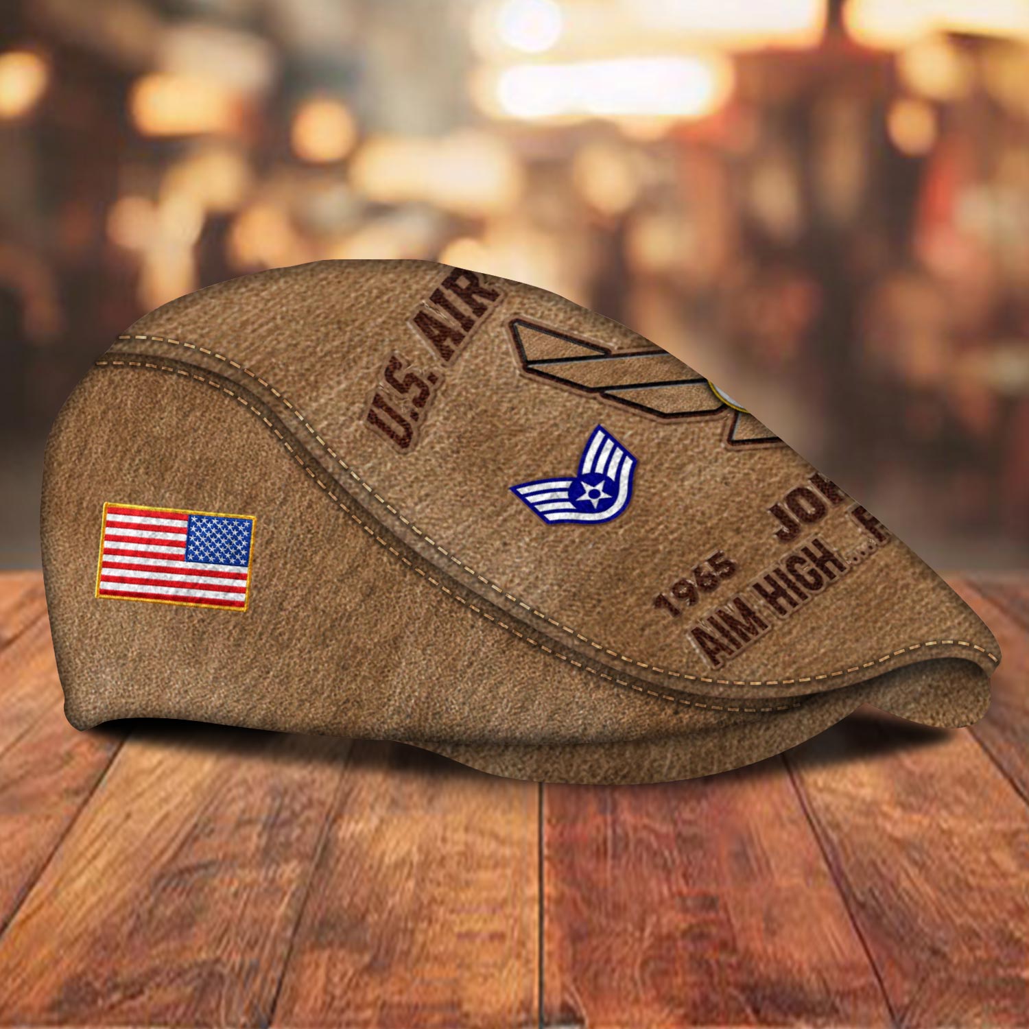 US Air Force , E 2 Air Force Airman - Jeff Cap - Image 3