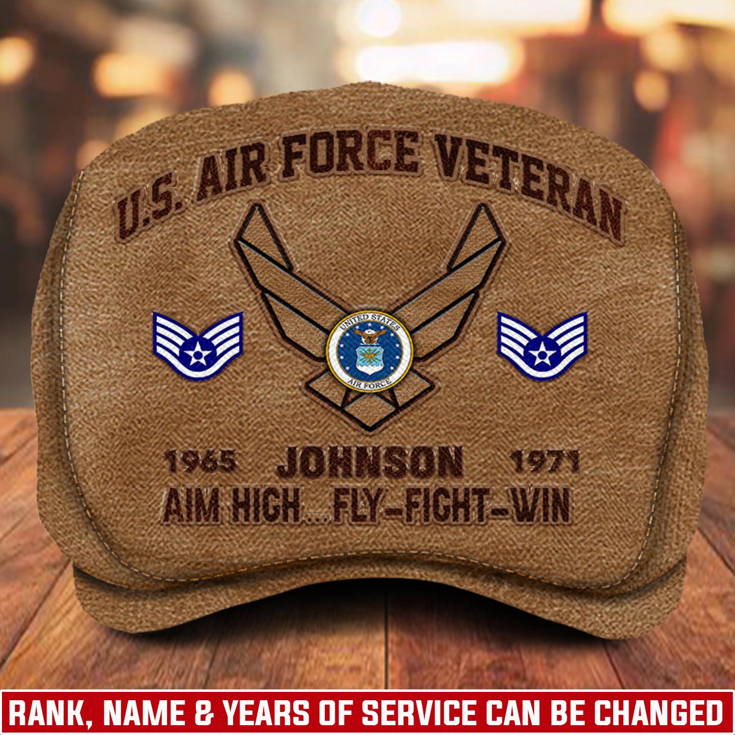US Air Force , E 2 Air Force Airman - Jeff Cap