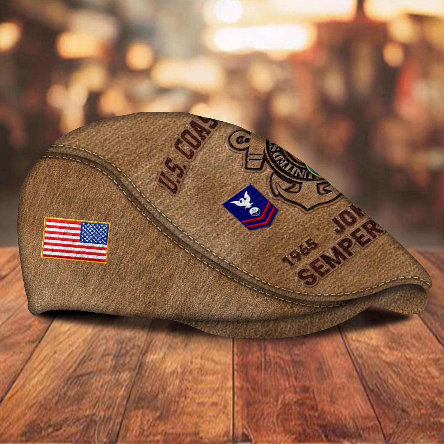 US Coast Guard, Remember - Honor - Respect - Jeff Cap - Image 3