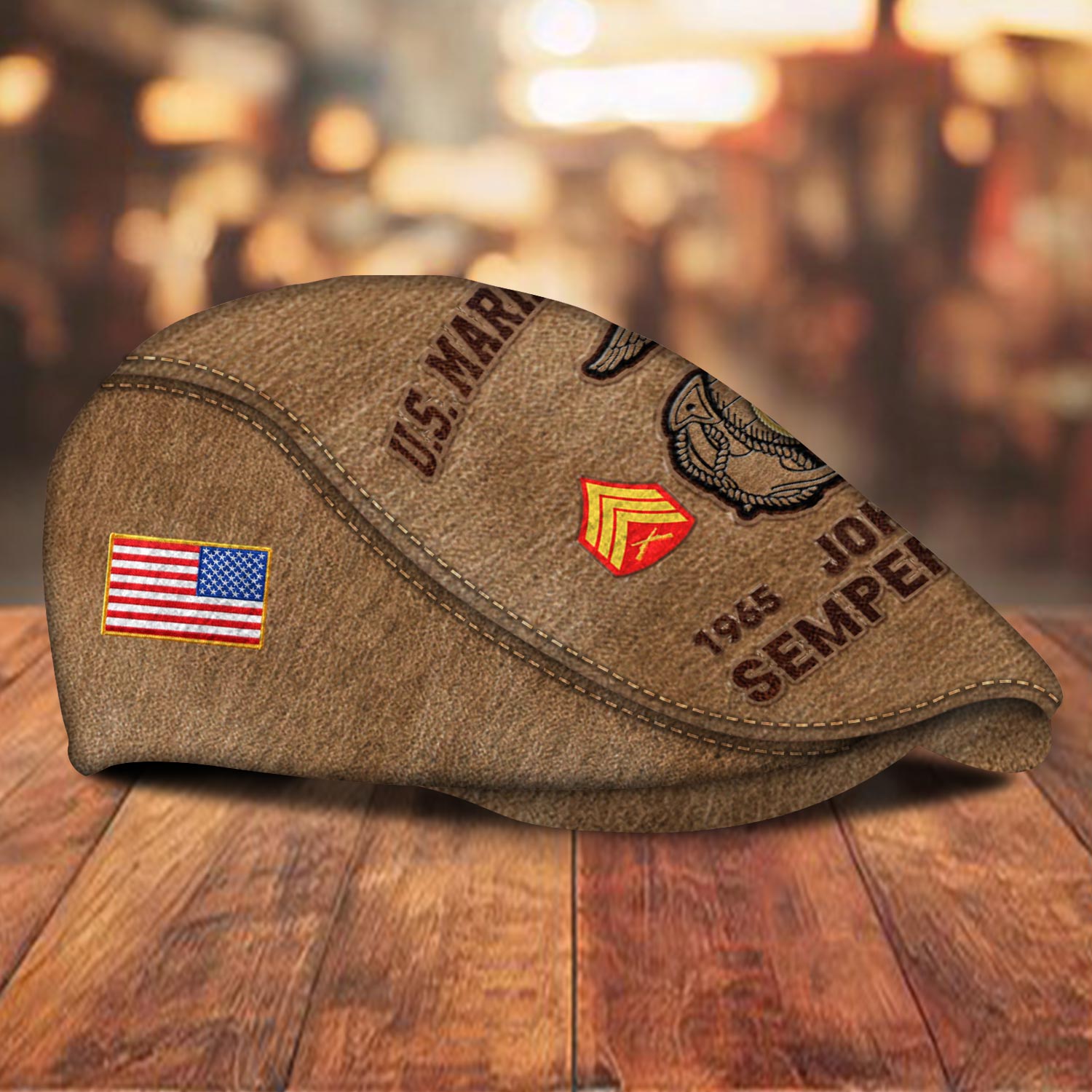 US Marine Corps, Proud Veteran - Jeff Cap - Image 3