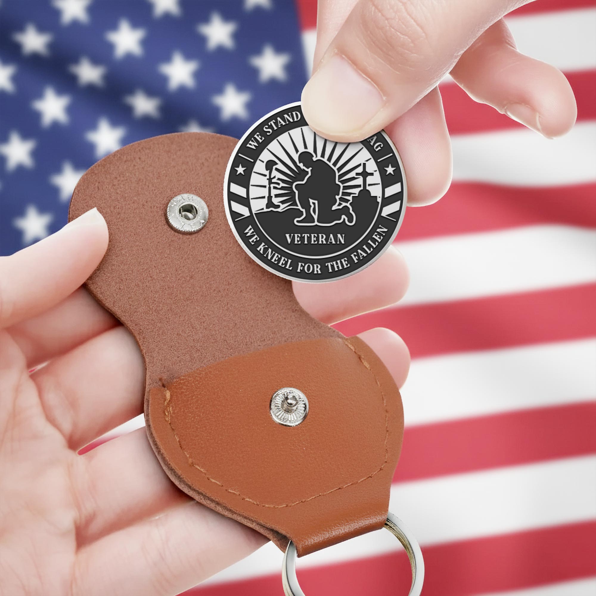 US Army, Life And Pride - Military Engraved Challenge Coin - Image 3