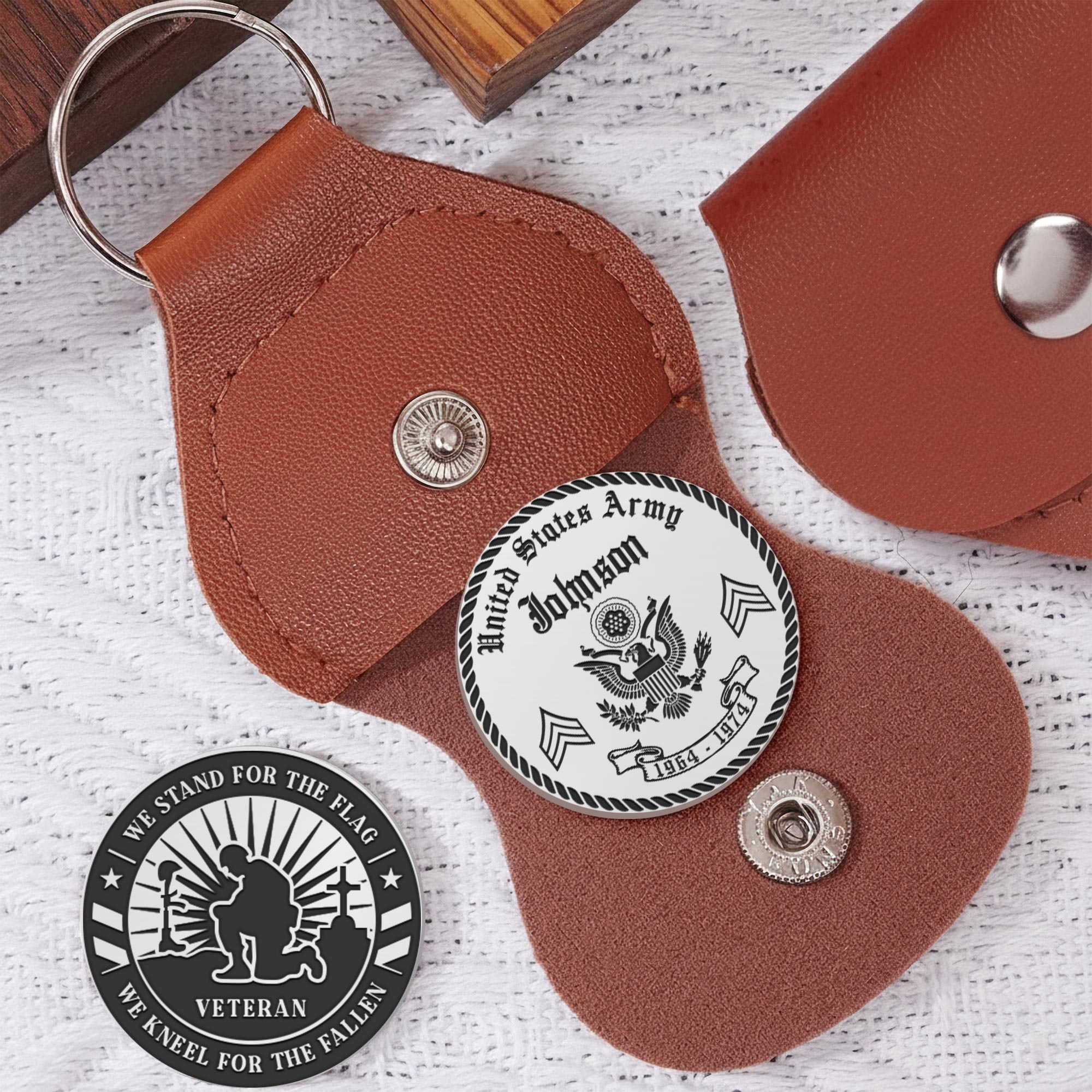 US Army, Life And Pride - Military Engraved Challenge Coin - Image 5