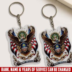 US Army, Honoring All Who Served - Acrylic Keychain