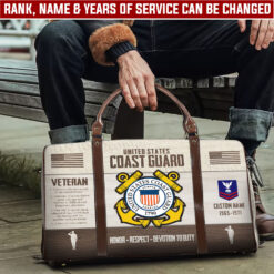US Coast Guard, Life And Pride - Travel Bag - Size L: 20.4 x 9.4 x 10.2 inches