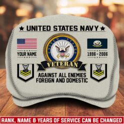 US Navy, Proud Veteran - Jeff Cap