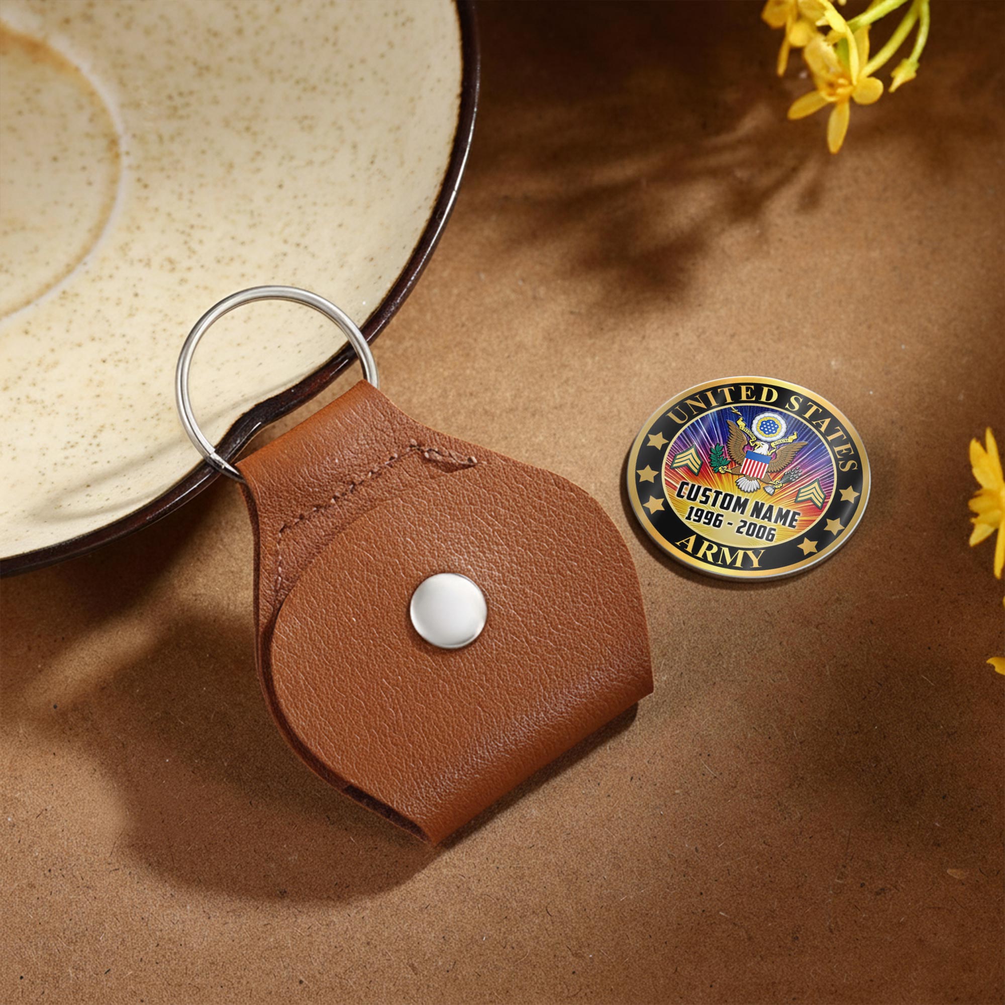 US Army, No One Gets Left Behind - Military Printed Challenge Coin - Image 4