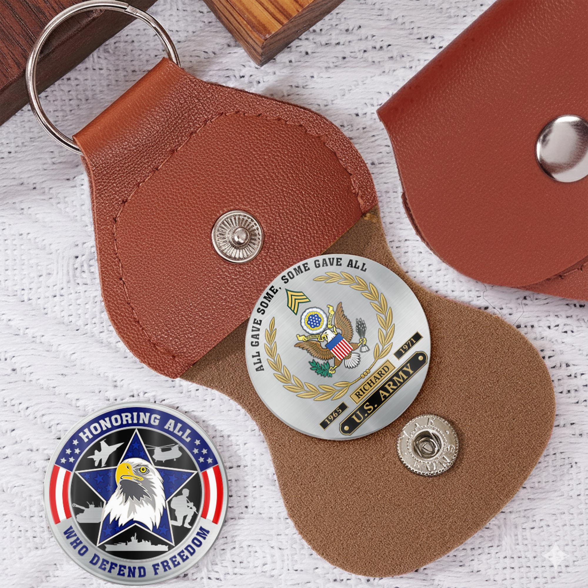 US Army, I Walked The Walk - Military Printed Challenge Coin - Image 5