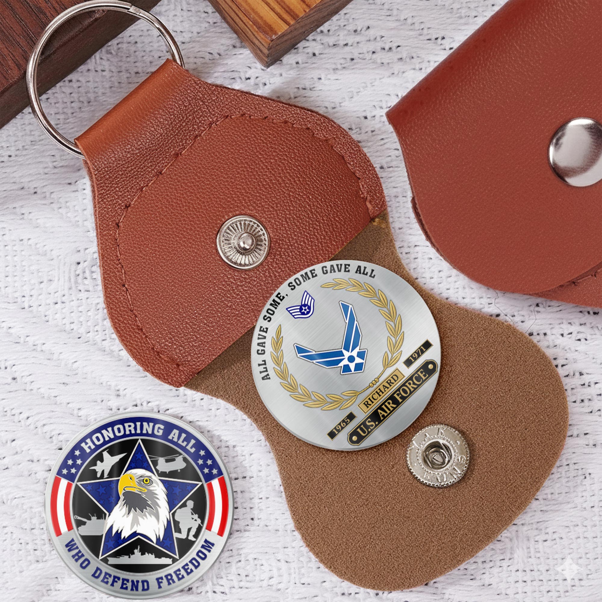 US Air Force, E 9 Air Force Command Chief Master Sergeant - Military Printed Challenge Coin - Image 5