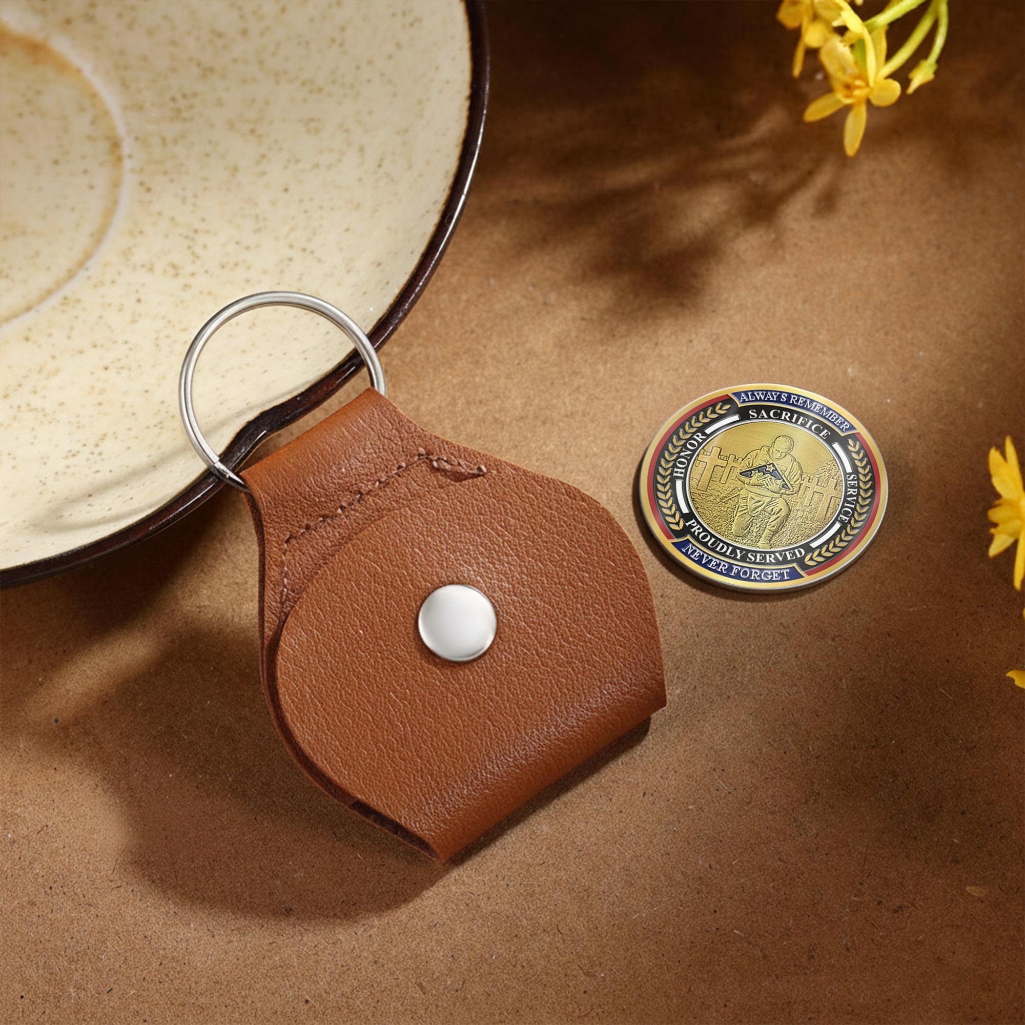 US Marine Corps, E 8 Marines First Sergeant - Military Printed Challenge Coin - Image 4