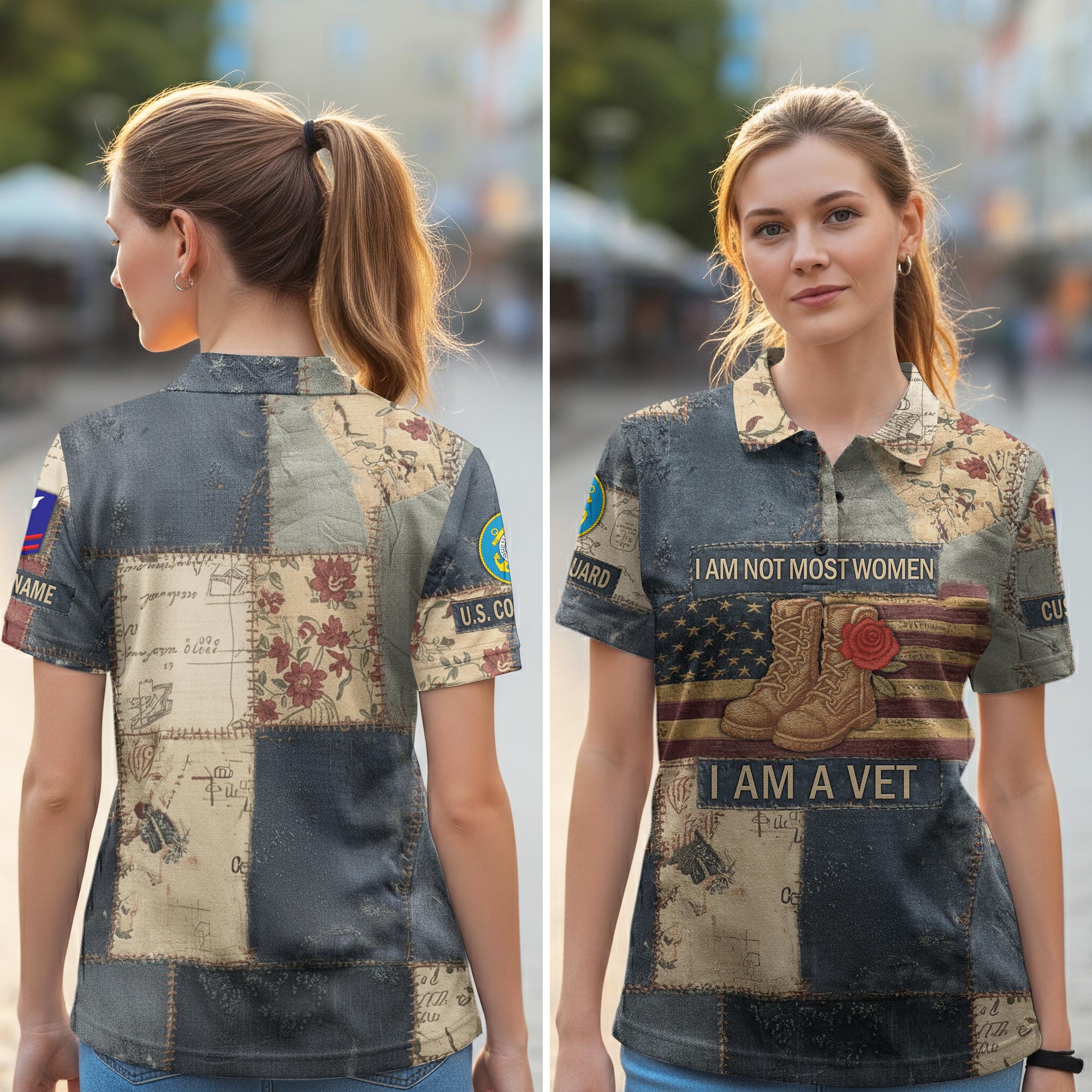 US Coast Guard, Second To None - Women Polo Shirt