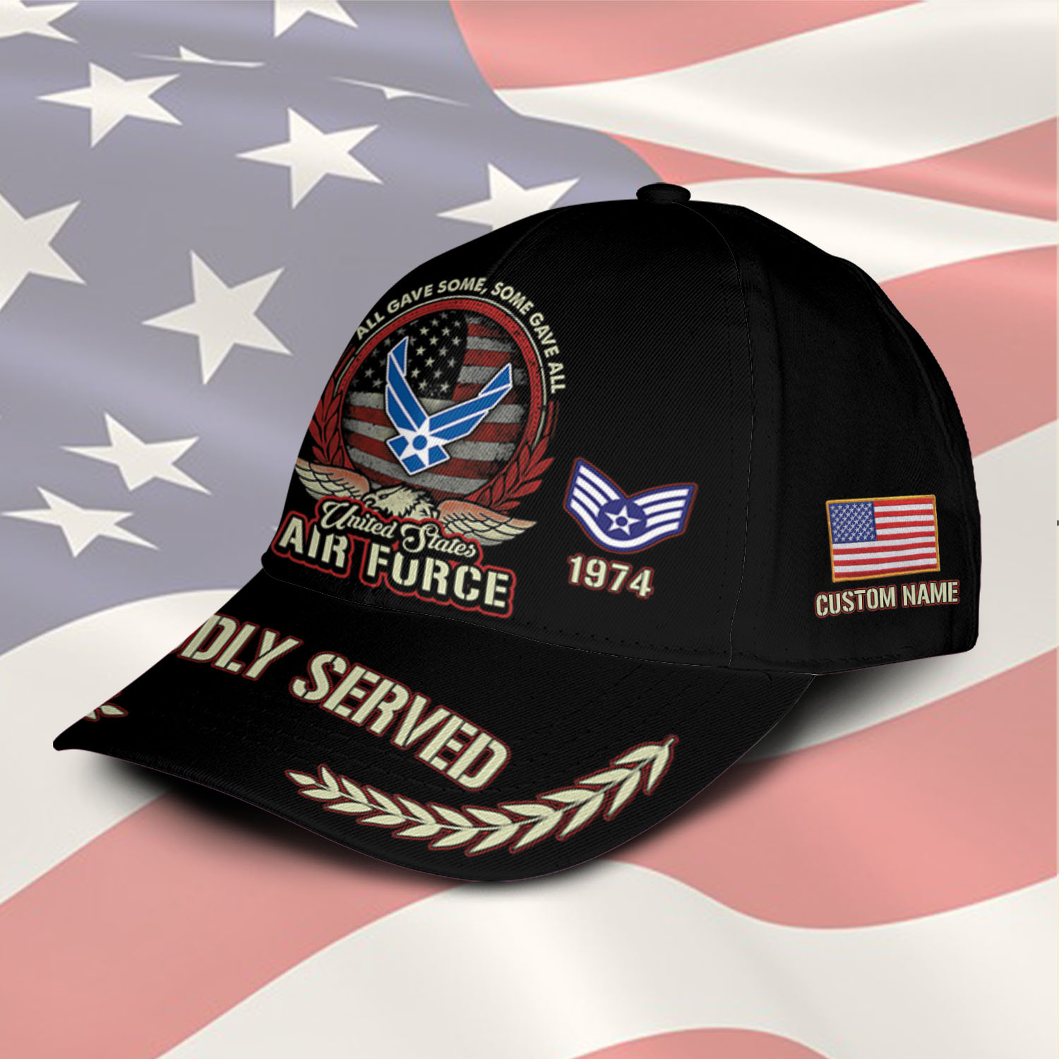 US Air Force, E 4 Air Force Sergeant - Classic Cap - Image 2