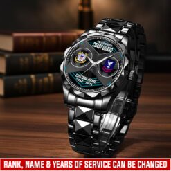 US Coast Guard, Second To None - Diamond-Cut Bezel Watch