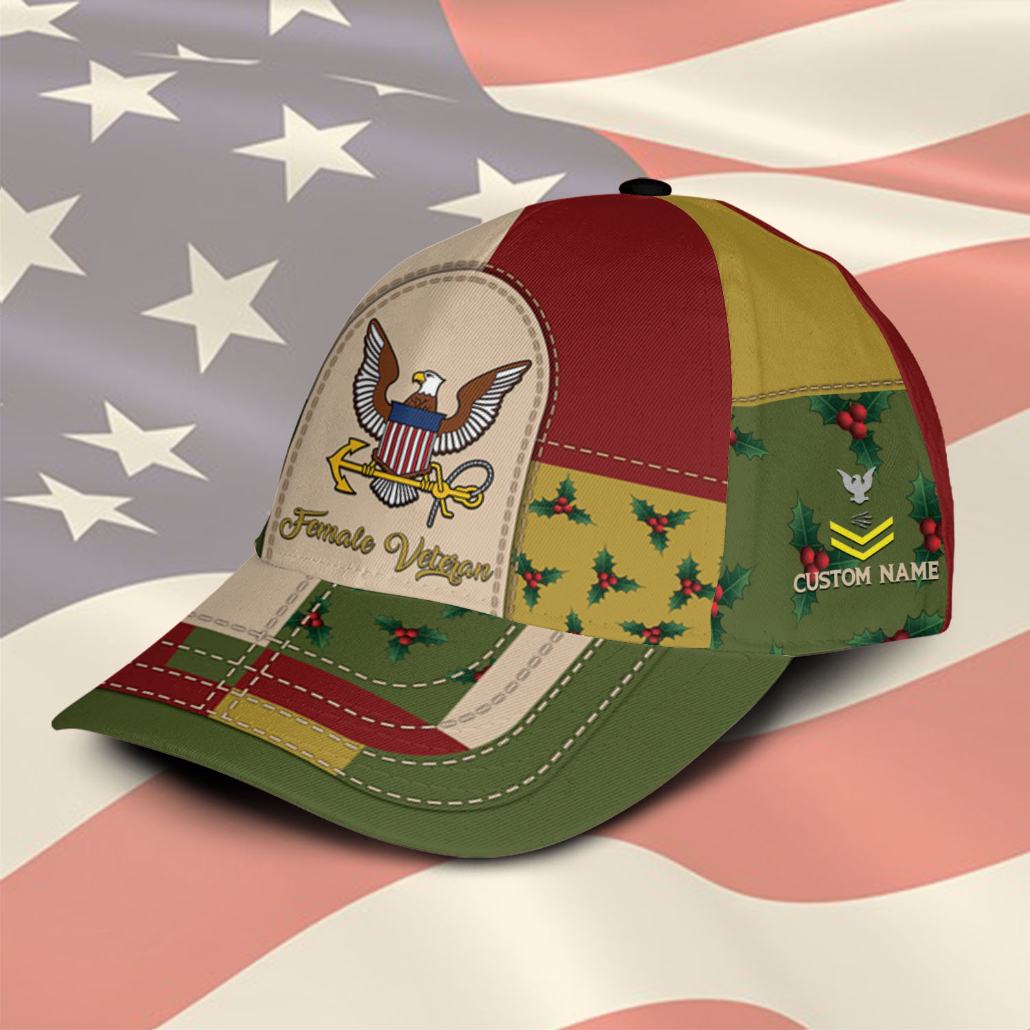 US Navy, Freedom Over Fear - Classic Cap - Image 2