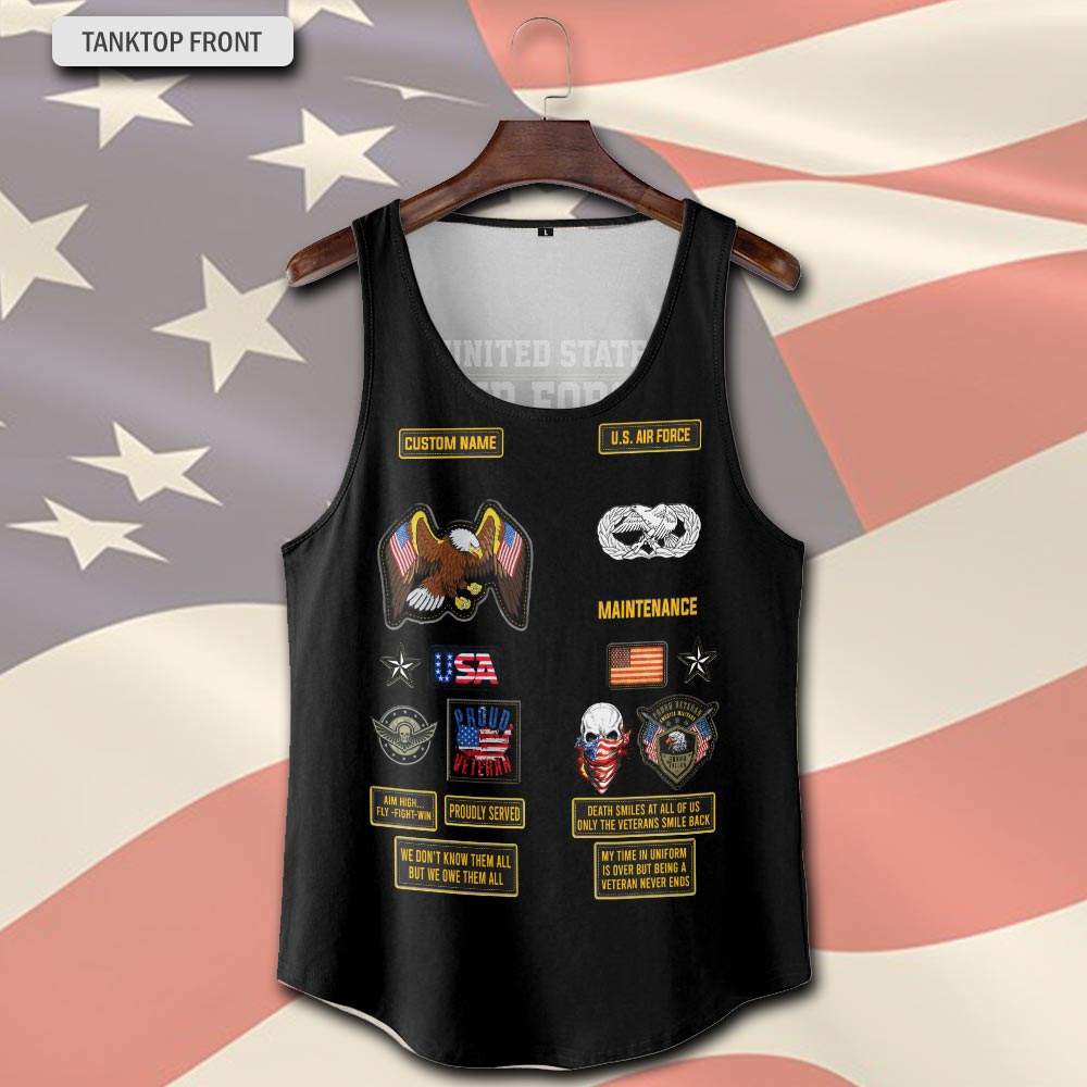 Air Force Badge, All Gave Some, Some Gave All - Tank-Top - Image 2