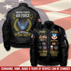 Air Force Command, E 8 Air Force Senior Master Sergeant - Bomber Jacket