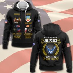 Air Force Command, Remember - Honor - Respect - Hoodie