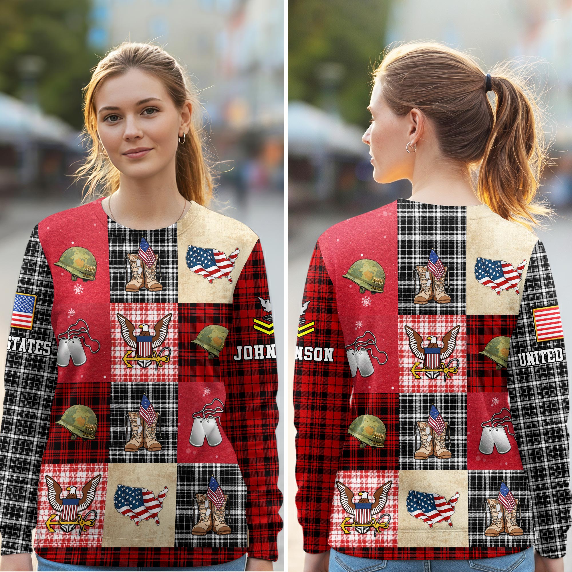 US Navy, Thank a Veteran - Women Sweatshirt