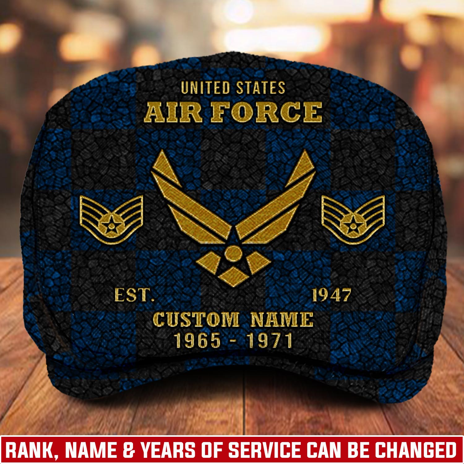 US Air Force , E 8 Air Force First Sergeant - Jeff Cap
