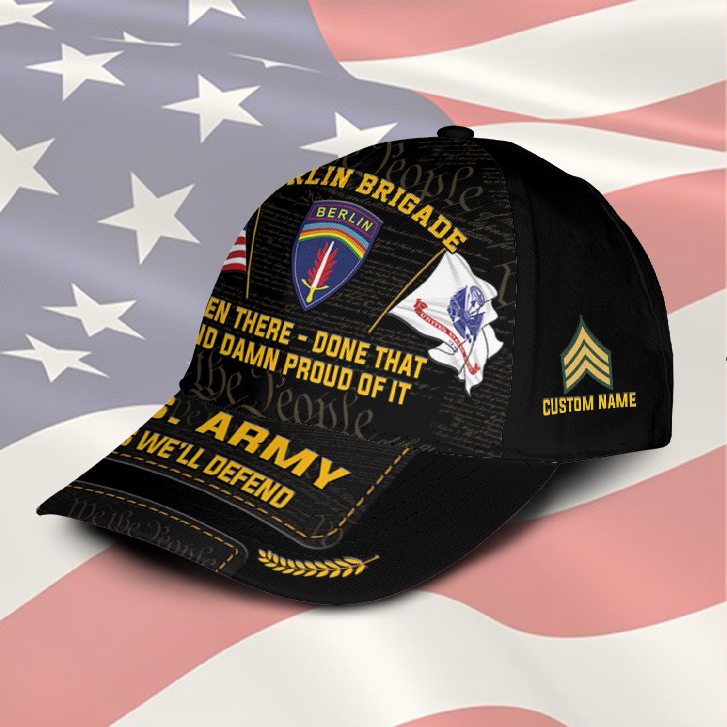 Army Division, Once A Soldier, Always A Soldier - Classic Cap - Image 2