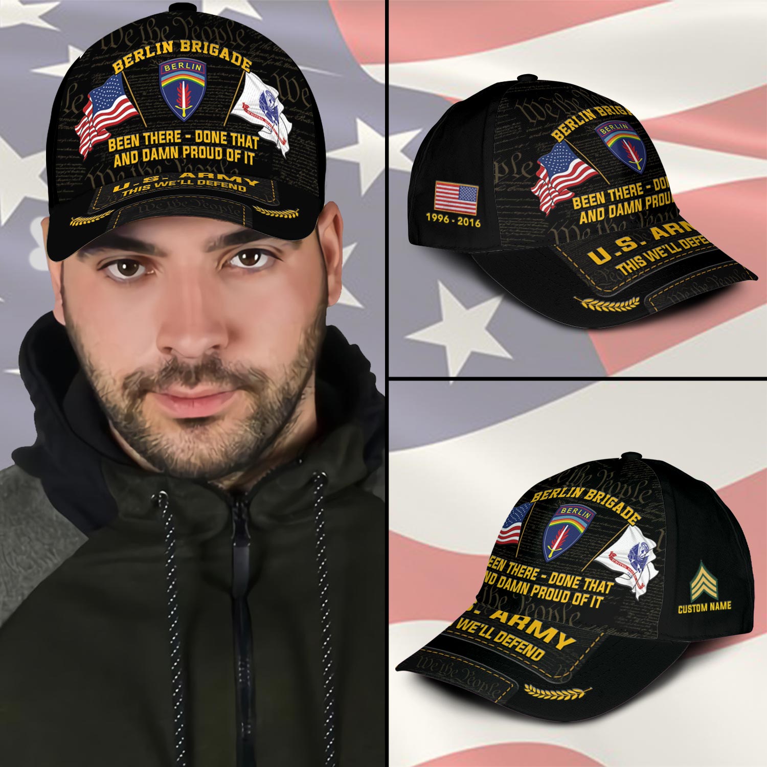 Army Division, Once A Soldier, Always A Soldier - Classic Cap - Image 3