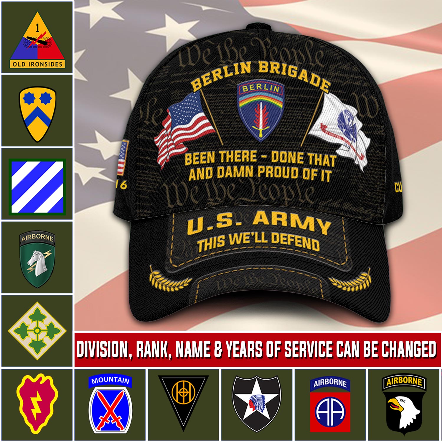 Army Division, Once A Soldier, Always A Soldier - Classic Cap