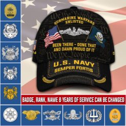 Navy Badge, No One Fights Alone - Classic Cap