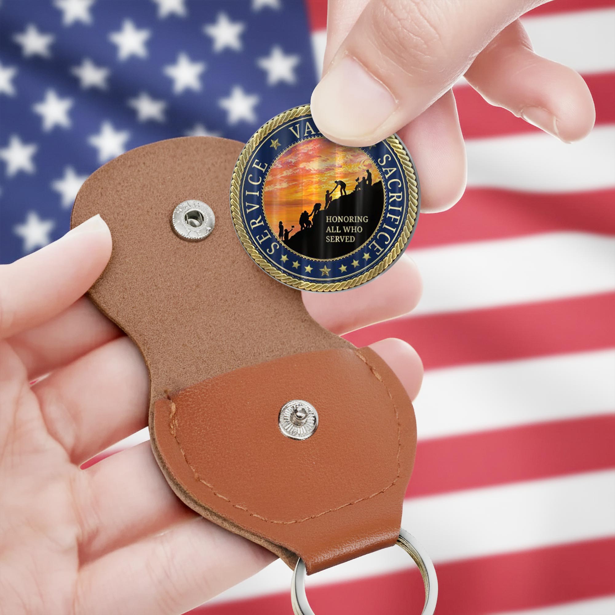 US Marine Corps, E 9 Marines Sergeant Major - Military Printed Challenge Coin - Image 3