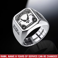 US Air Force , All Gave Some, Some Gave All - Engraved Men's Ring