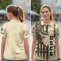 US Coast Guard, Defender of Freedom - Women Polo Shirt