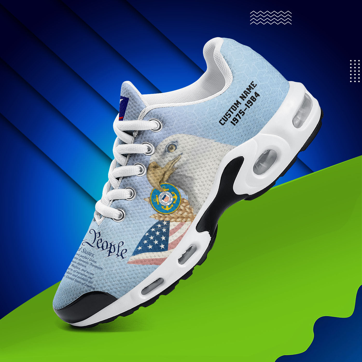 US Coast Guard, Second To None - Air Max Plus Shoes - Image 2