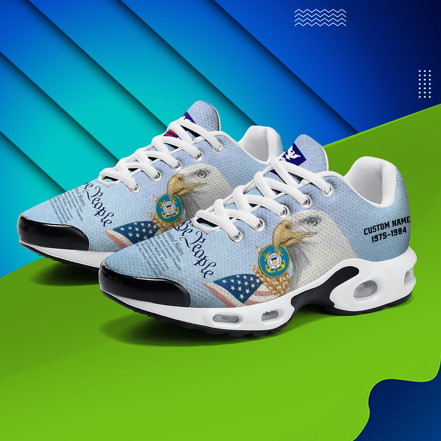 US Coast Guard, Second To None - Air Max Plus Shoes - Image 3