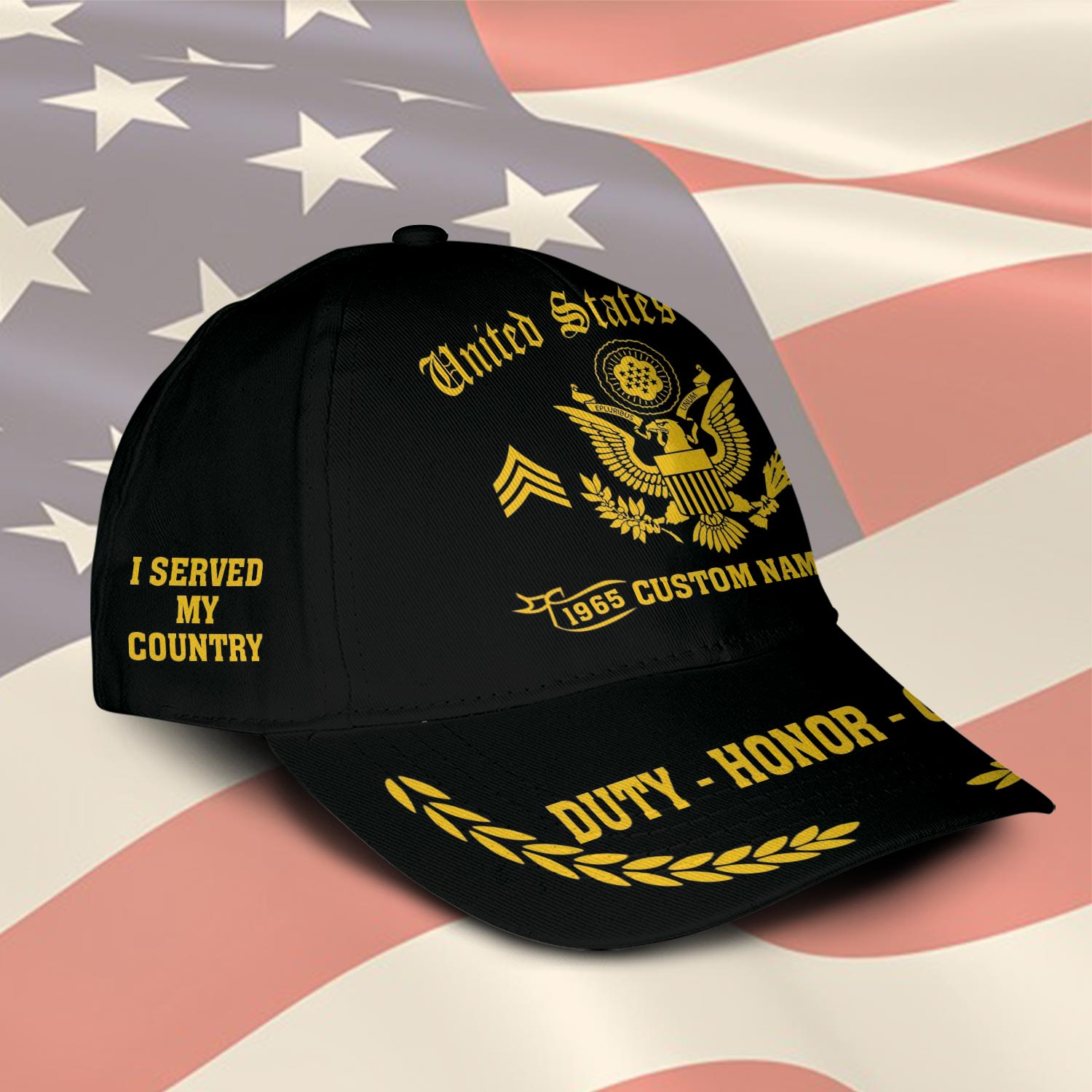 US Army, E 4 Army Corporal - Classic Cap - Image 2