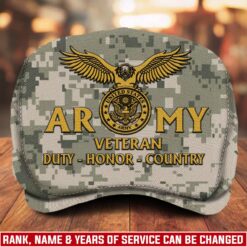 US Army, Proud Veteran - Jeff Cap