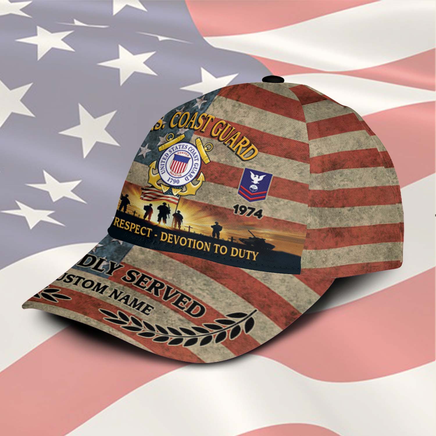 US Coast Guard, Once A Coastie, Always A Coastie - Classic Cap - Image 2