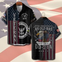 US Navy, Anchors Aweigh - Short Sleeve Button Shirt