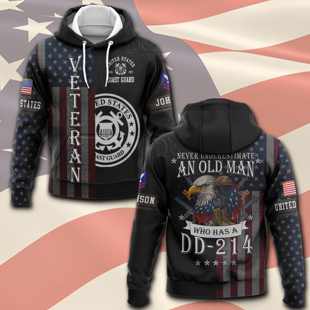 US Coast Guard, E 5 Red - Hoodie