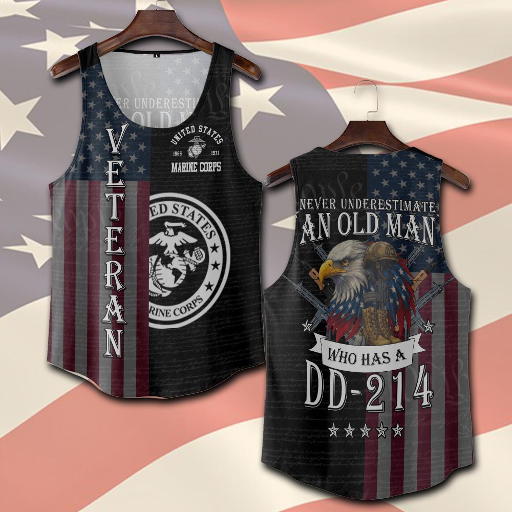 US Marine Corps, Freedom Over Fear - Tank-Top