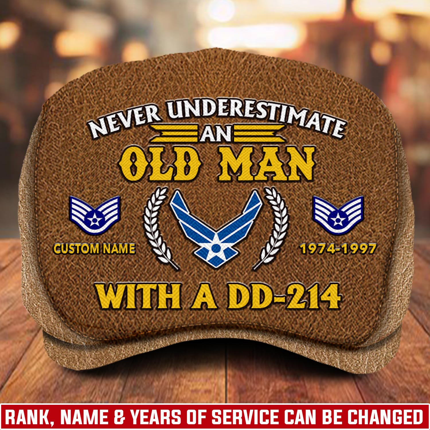 US Air Force , E 7 Air Force First Sergeant - Jeff Cap