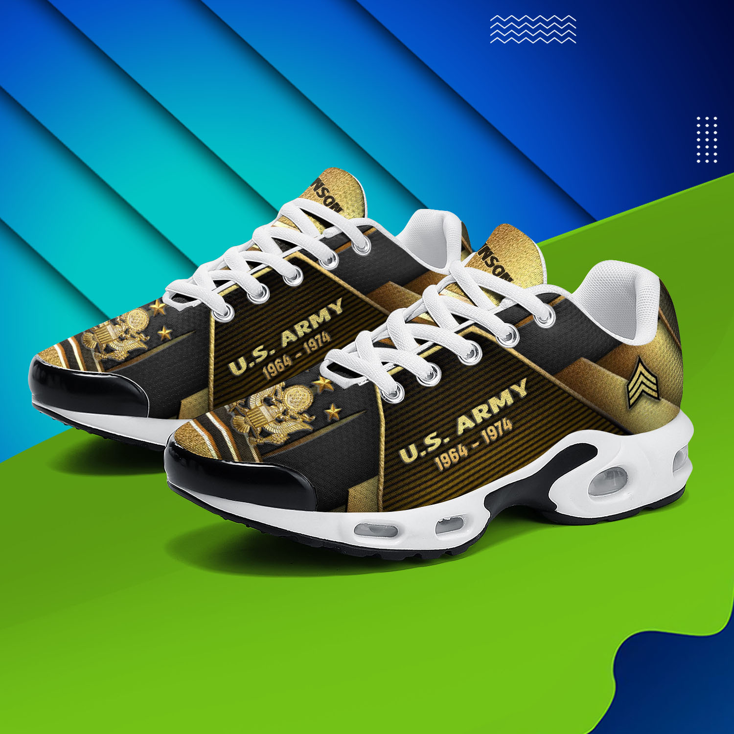 US Army, E 5 Army Specialist - Air Max Plus Shoes - Image 3